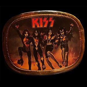 Original 1977 KISS belt buckle